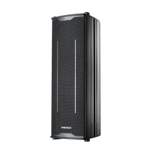 Weatherproof 6.5″ 280W Column Speaker with Neodymium Hi Res Audio and Durable Aluminum Alloy Housing for Wall Mount Installation