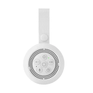 White Noise Sleep Aid Speaker ABS+Silicone 16 Natural Sounds Lullabies 1200mAh 3 Timer Modes IPX5 Waterproof 35h Playtime Night