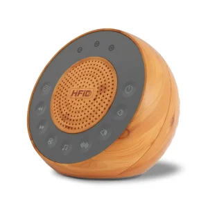 White Sound Machine Brown Noise Sleep Aid Speaker Wood Grain White Noise Machine With 31 Soothing Sounds
