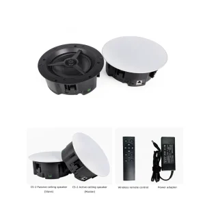 WiFi Wireless Ceiling Speaker AirPlay Multiroom DLNA 60W Active in Ceiling Speaker for Home Shopping Mall Audio System