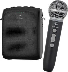 WinBridge WB009 Mini Amplifier Portable PA System Speaker with Wireless Headset Microphone