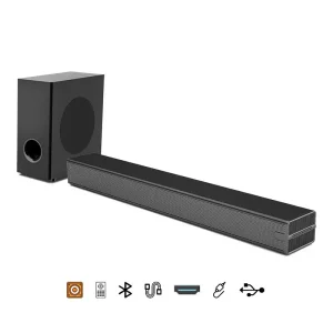Wireless 5.0 2.1CH Soundbar with Wired Subwoofer High Sound Quality for Computer Factory Supply