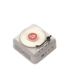 Wireless Audio Streaming Portable Mini Speaker System Retro Vinyl Record Player BT Speaker for Home Office Decor Gift