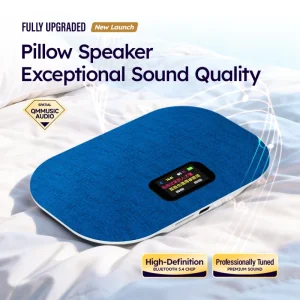 Sound V08 Smart Pillow Speaker with LED Lyrics Display Premium Comfort Deep Sleep for Music Listening