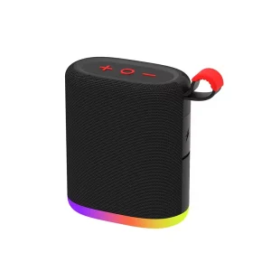 Wireless Bluetooth Speaker Fabric Rechargeable Music Player RGB Light Speakers HIFI Stereo for Outdoor Home Use