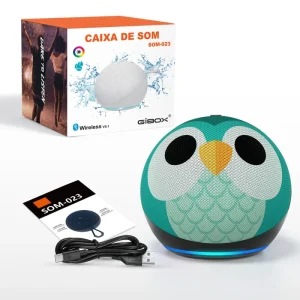 Wireless Bluetooth Speaker Portable Handle Fabric Mini Speaker with Colorful Light