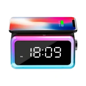 Wireless Charging for 4.2 RGB LED Ambient Light Subwoofer Speaker with 5 10W Output and Wake up Function