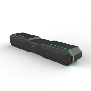 Wireless Gaming Soundbar Home Theater System with RGB LED Lights 2 Speakers 6W RMS DSP for Movie Music Dialogue