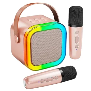 Wireless Mini Karaoke Speaker Kids Singing Portable BT Party Speaker with Microphone