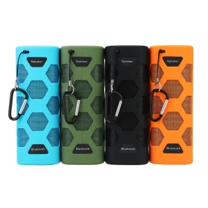 Wireless Portable Mini Outdoor 2.1 Channel Shockproof IPX6 Waterproof Speaker Power Bank NFC 5W Output 4000mAh Battery Computer