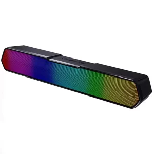 Wireless RGB Slim Table Laptop Soundbar V5.3 IPX7 Waterproof Portable for PC Laptop Home Use Memory Card Supported