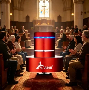 Wireless Rechargeable Bible Speaker Christian Church Sermon Music Player Home Religious Audio Device with Smart APP