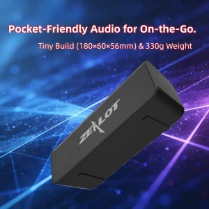 Wireless Speaker 10W Output Rechargeable Battery 1500mAh Built-in Mic Type-C Charging 5-10 Hours Outdoor Use S31
