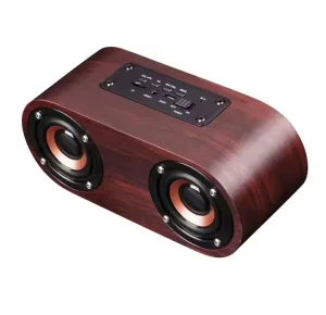 Wireless Speaker Arrival Q8 OEM ODM HiFi Active Wooden WiFi Speakers Bass Portable Smart 5.1 BT Wood Wireless Speaker