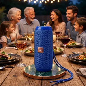 Wireless Speaker Stereo Sound and Long Playtime Portable Indoor Outdoor Speaker for Home Party Family Gathering