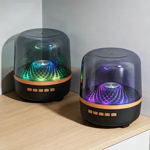 Wireless Speaker Transparent Bass Beast Speaker 5.0 Wireless RGB Gradient Light Effect Waterproof Floating Speaker