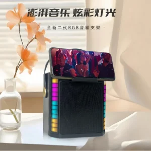 Wireless Speaker with Microphones Distortion Free Sound Suitable for Indoor Karaoke and Outdoor Activities