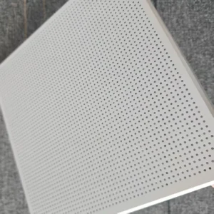 Wood Grain Aluminum Ceiling Hanging Baffle 600x1200mm Indoor Decorative Aluminum Clip In Ceiling Tiles