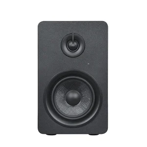 Wooden 100W 5 Inch Woofer Bass XLR TRS Home Lab DJ Professional Powered Active Studio Monitor Speaker