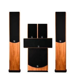 Wooden 5.1CH Home Theater Sound System Speaker with Passive Subwoofer