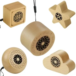 Wooden Bluetooth Speaker Retro Wireless Subwoofer Portable Outdoor Sports Home Creative Mini Smart Speakers