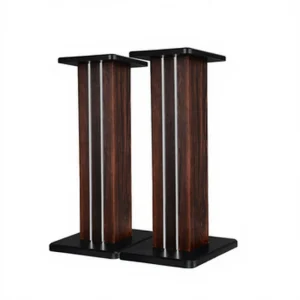 Wooden Bookshelf Speaker Stands Professional HIFI Iron Frame Home Audio Floor Standing LoudSpeaker Stand Bracket