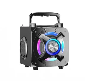 Wooden Speaker Multi Function Wireless Bluetooth Speaker with RGB Lights