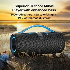 Woofer Material Bass Custom Logo HIFI Surround Sound Subwoofer Speaker USB Player Computer BT Bass Speaker