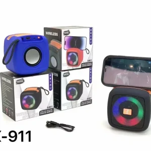 X 911 Portable Subwoofer BT Speaker Waterproof Outdoor Sports Wireless with RGB LED Lighting AUX Communication AC Power Source