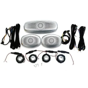 X253 Rear Roof Speakers With Ambient Light for Mercedes Benz GLC Ceiling Speakers Audio Cover LED Ambient Light 3PCS