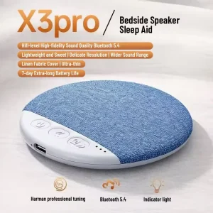 X3PRO Bedside Sleep Speaker Under the Pillow Speaker with High Quality Sound Multi-functional Audio White Noise X3 PRO