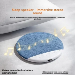 X3pro Portable Outdoor Sleep Speaker with Bluetooth White Noise USB Power French Plastic