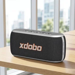 X8 4 Outdoor Wireless Speaker with 60W Output, Battery, BT 5.3, TWS