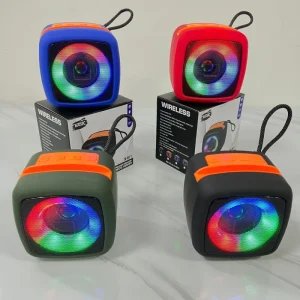 X911 Portable Wireless HD Stereo Sound Party Outdoor Home Indoor Subwoofer Bass Music Speaker with RGB LED Light Support TF Card