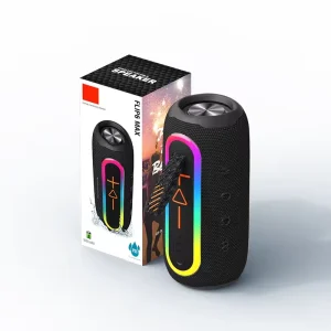 X919 Flip 6 Max Portable Wireless Speaker Bluetooth 5.3 RGB LED Lighting USB AUX Multifunctional FM Radio Clear Sound Outdoor