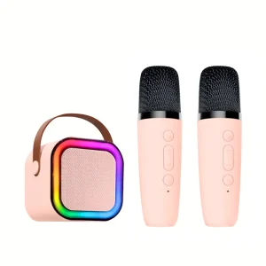 X919 Small Speaker Wireless BT 5.0 Portable Wireless Karaoke Speaker With Wireless Microphone