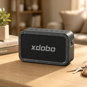 XDOBO 120W IPX5 Waterproof Portable Wireless Speaker 1983 Max with Plastic Design Battery Active for Party & Outdoor Use