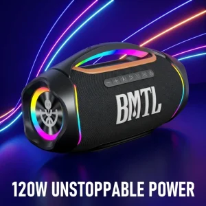 XDOBO BMTL BOOM II 120W Wireless 5.3 Speaker Powerful Bass Portable Outdoor RGB LED