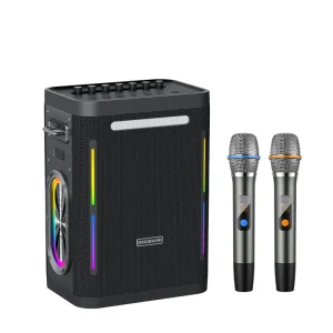 XDOBO Sinoband Party II 300W Party Speaker with 2 Wireless Mic IPX5 Waterproof Support Fast Charge OTG AUX Guitar in