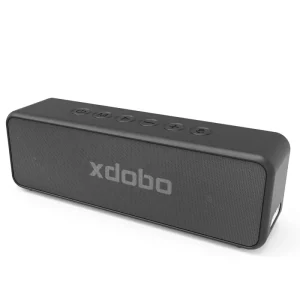 XDOBO X5 Portable Wireless Speaker 360 Degree Stereo Audio IPX6 Waterproof 30W High Power Subwoofer Built in 4000mAh Battery