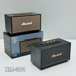 XM301 Retro 5.0 Speaker Wood Outdoor Portable Subwoofer 10W Compact Design Wireless Speaker