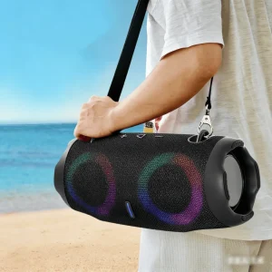 XTREEM4 Small RGB Bluetooth Speaker Waterproof for Outdoor Parties