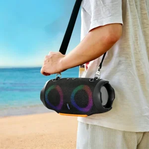 XTREEM4 Small RGB Speaker Waterproof Speaker Outdoor Portable Mini Speaker for Party Portable Subwoofer with Battery