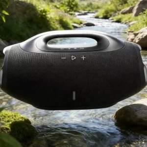 XTRMM4 Portable Outdoor Bluetooth Big Speaker 30W Dual 66mm Drivers BT5.3 TWS Stereo FM TF USB AUX 10M Transmission Audio Play