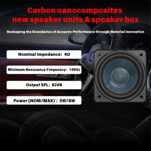 Xuming Manufacturer Factory Direct New Universal Coaxial Plastic Car Audio 5w 8w Full Range Upgrade Modified Speaker 058 2 Inch