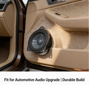 Xuming Manufacturer Factory Midrange Nano Carbon Plastic Car Audio 20w 40w 4-Way Upgrade Modified Speaker 105 4 Inch