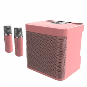 YS-203 3D Stereo Portable Wireless Bluetooth Speaker with Dual Microphone Karaoke KD-203