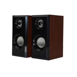 YTGEE Custom Logo Portable Wooden Audio USB Electronic Sports Gaming Home Theater Desktop Speaker for Laptop Computer Cellphones