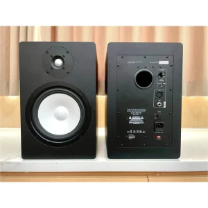 Yammah HS8 ii 8 Inch Powered Studio Monitor Pair Professional Speaker Voice Control Wireless Blue tooth Sound Box Woofer Tweeter
