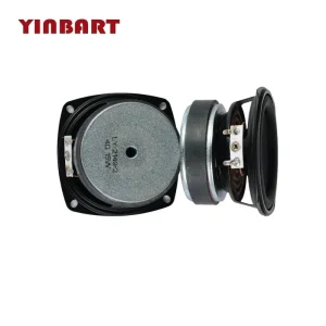 Yinbart 2.5 Inch 62mm 4 Ohm 10W Full Range Raw Speaker Driver Rubber Edge Loudspeaker Unit for Bluetooth Speaker DIY Audio